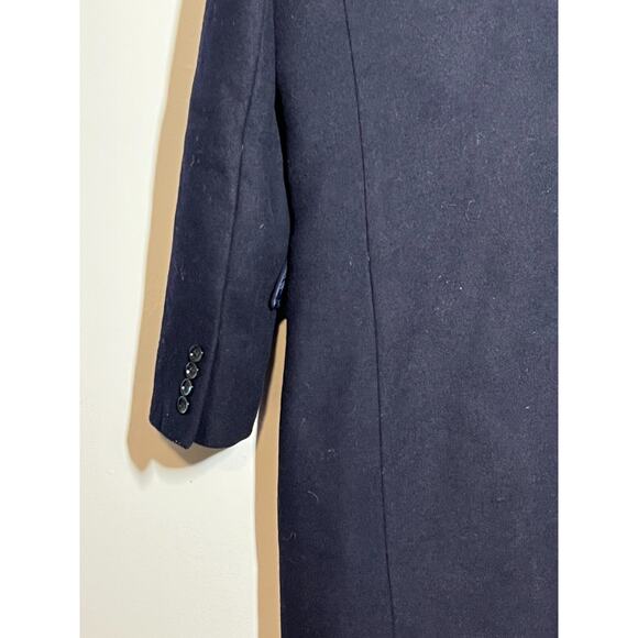 J Crew Men's LN Navy Blue Everyday Topcoat with eco-friendly Primaloft Size 38S - Picture 8 of 11